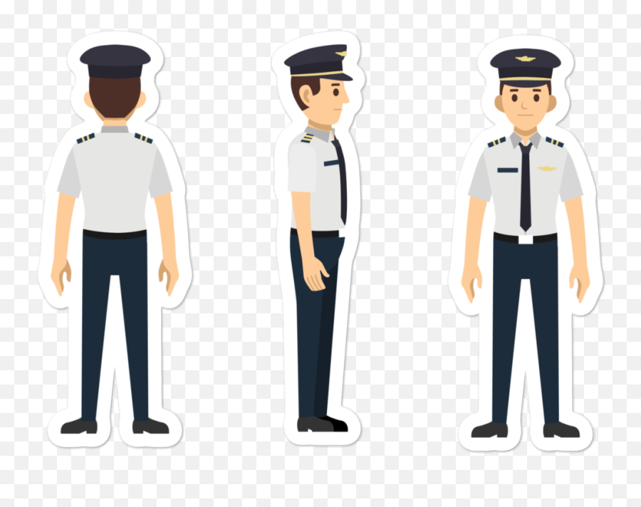 Pilot Dress Up Sticker Set - Humor At Aeroswag Emoji,Pilot Emoji