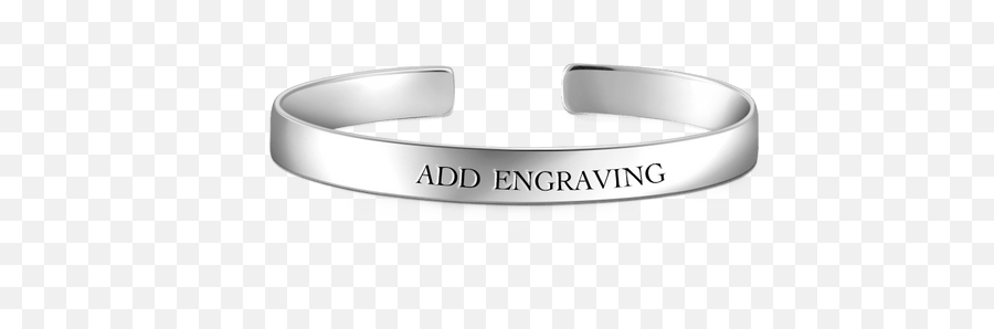 Custom Engraved Silver Bangle U2013 Alivinee Emoji,Bracelet Emoji