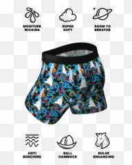 The Monster Smash Halloween Ball Hammock Pouch Underwear - Monster Smash Underwear Emoji,Ballsack Emoji