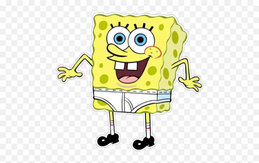 Sticker Maker - Spongebob Underwear Png Emoji,Pants Emoji Meme