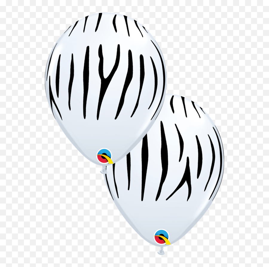 Zebra Stripes Latex Balloon - Dot Emoji,Latex Emoticons