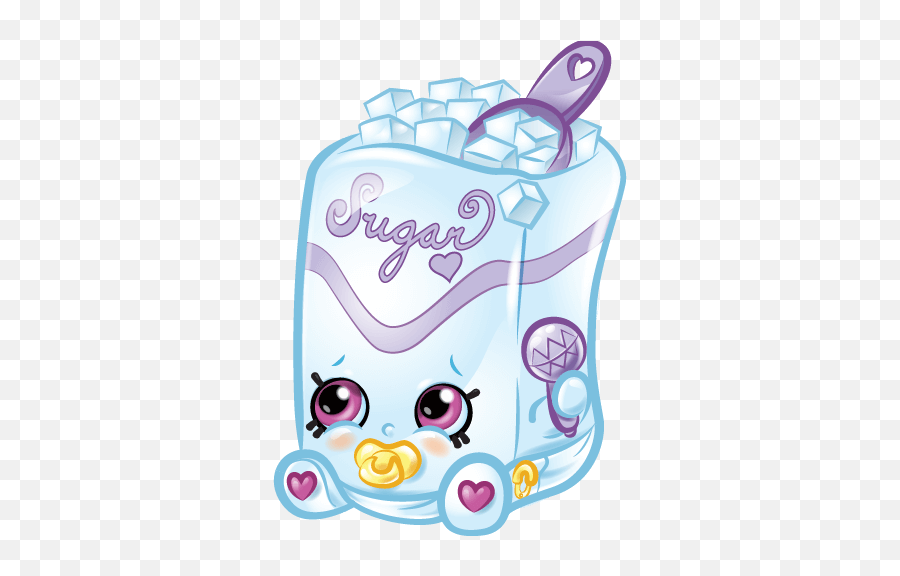 Sugar Lumps - Shopkins Characters Sugar Lump Emoji,Squirt Bottle Emoji