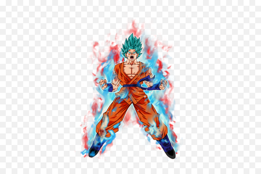 Son Goku Composite - De Goku Super Saiyan Blue Emoji,Jiren Half Emotion