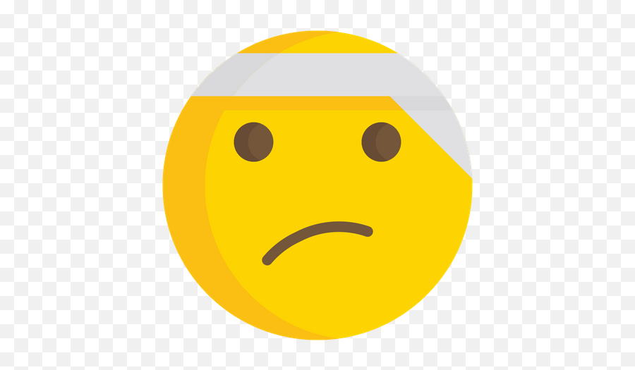 Face With Head Bandage Emoji Icon Of - Happy,Bandage Emoji