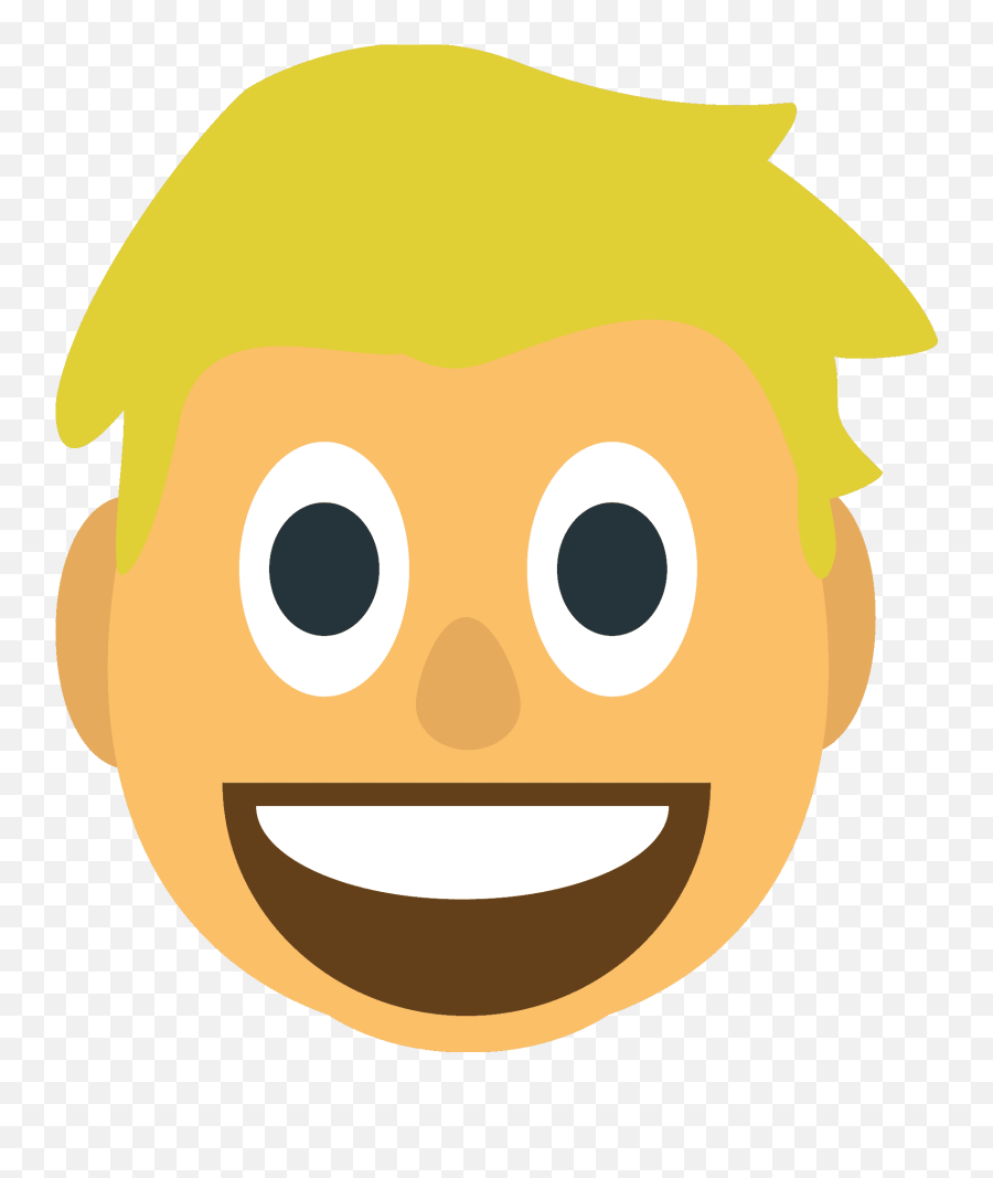 Person Blond Hair Emoji Clipart Free Download Transparent - Happy,Happy Walking Emoji