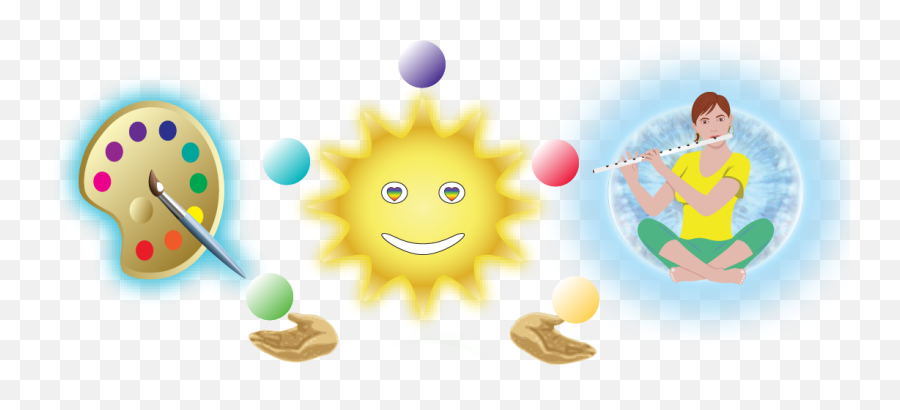 Art Circle In The Springtime Sunshine Awakenings - Happy Emoji,Emoticon Juggling