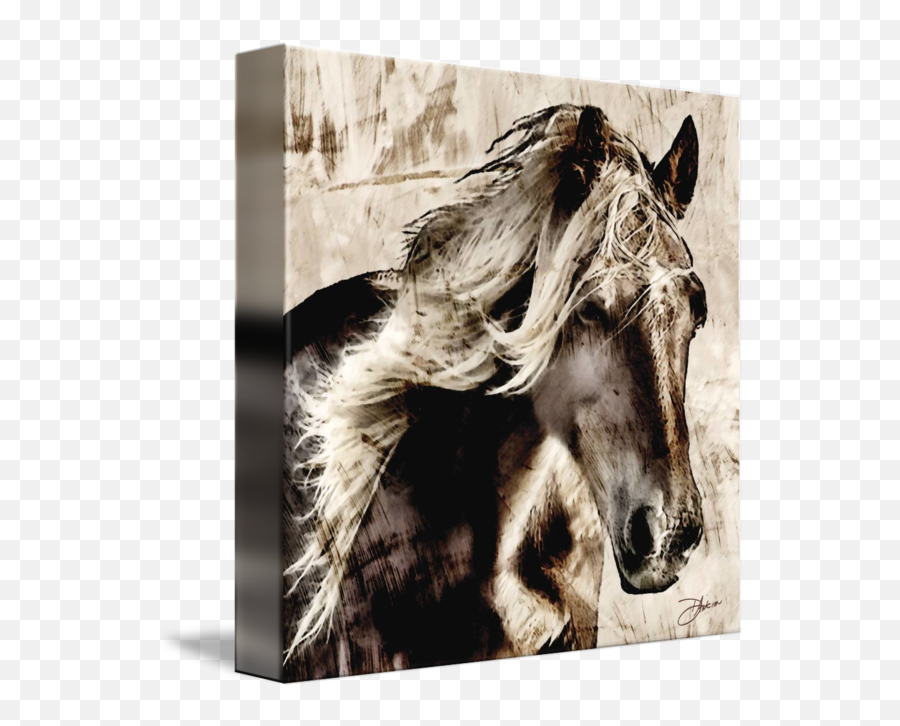 The Horse Aka El Caballo By Ignacio Fresas - Photographic Paper Emoji,Emotions Of Art ''horses''