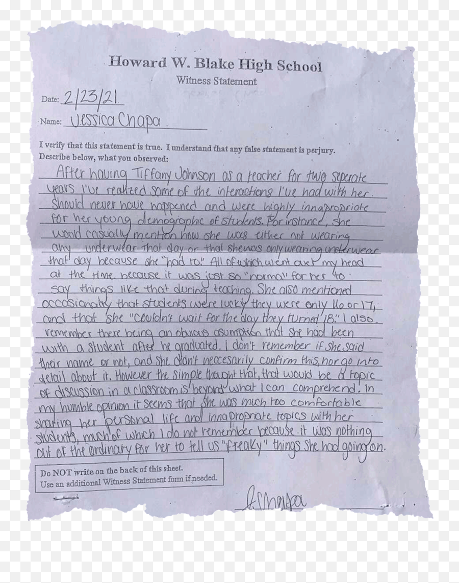 How Tampau0027s Blake High Reacted To Reports Of Teacheru0027s - Tiffany Johnson Tampa Teacher Emoji,Funny Emojis To Put On Paper How Tampau0027s Blake High Reacted To Reports Of Teacheru0027s - Tiffany Johnson Tampa Teacher Emoji,Funny Emojis To Put On Paper