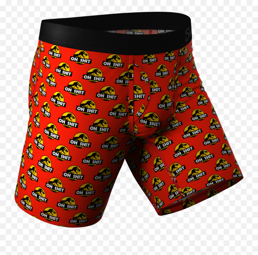 Theyu0027re Back Dinosaur Ball Hammock Long Boxers - Boardshorts Emoji,Surprise Oh My God Emoji