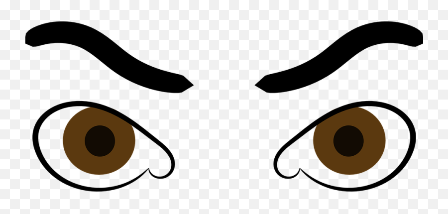 Eyebrows Angry Brown - Man Eyebrows Clipart Emoji,Emotions Without Eyebrows