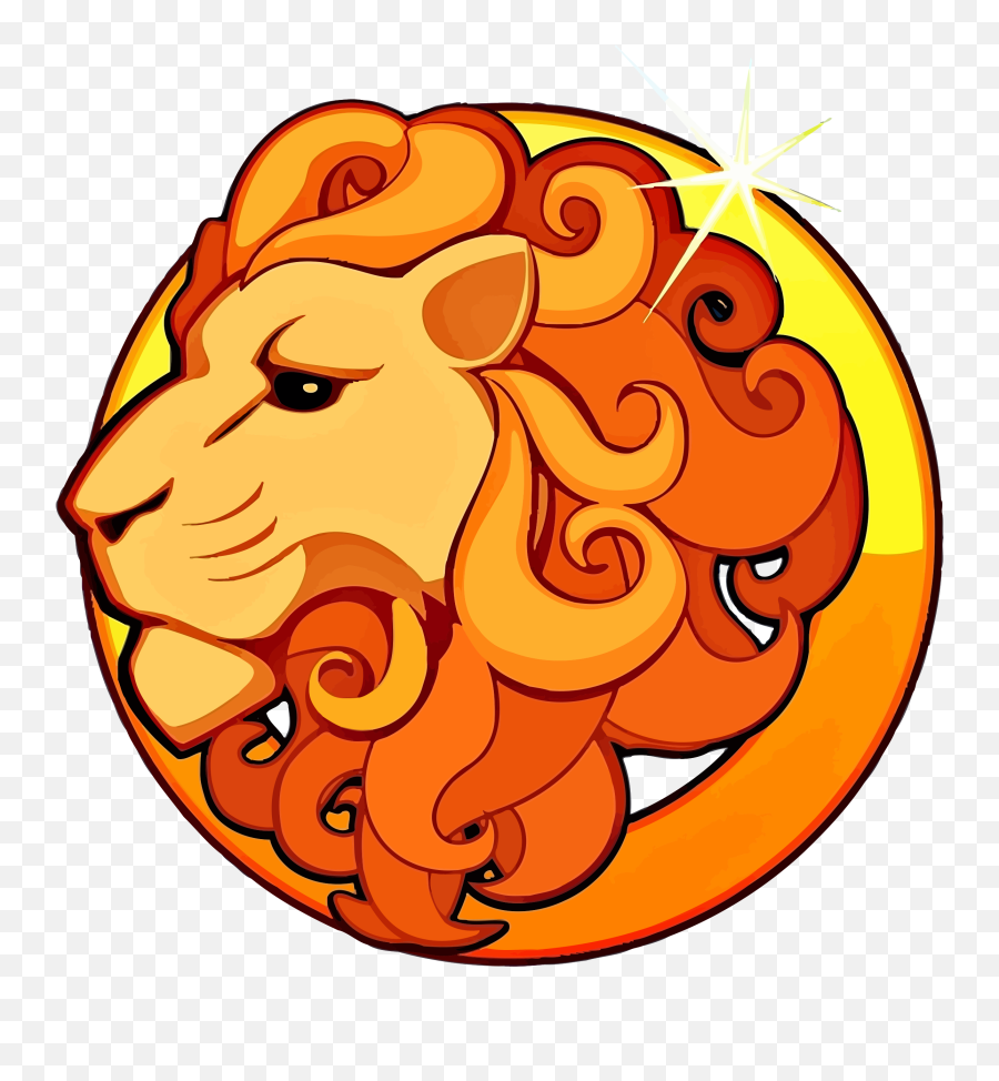 Leo Png Hd - Zodiac Orange Leo Symbol Emoji,Leo Sign On Emoji
