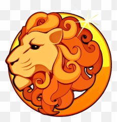 Leo Png Hd - Zodiac Orange Leo Symbol Emoji,Leo Sign On Emoji