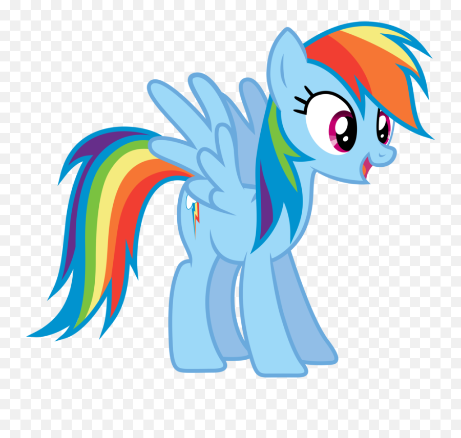 How Fast Is Rainbow Dashu0027s Sonic Rainboom - Sugarcube Rainbow Dash Looking Up Emoji,Butt Flex Emoji