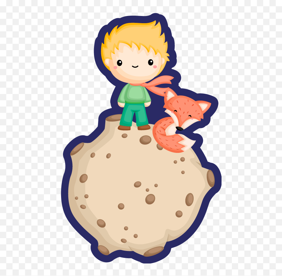 The Little Prince Kids Vinyl Rug - Fictional Character Emoji,The Little Prince Emoticon