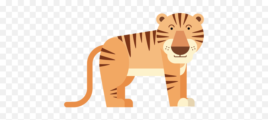 Tiger Illustration Transparent Png U0026 Svg Vector - Jungle Animals Illustration Emoji,Animated Tiger Emoticon