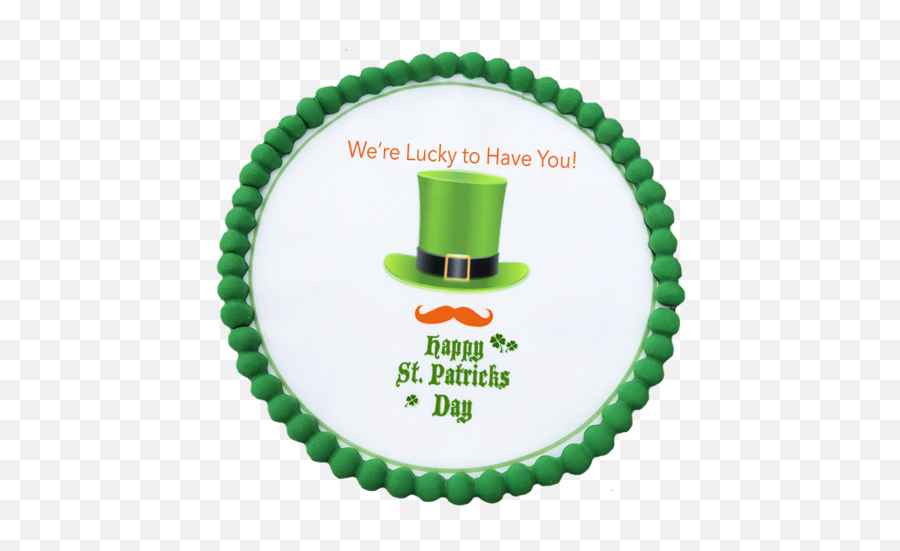 Lucky To Have You St Patricks Day Cake Emoji,Nutella Cookies Heart Emoticon Heart Emoticon Heart Emoticon