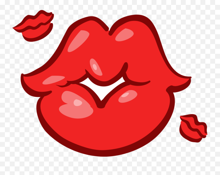 Vector Illustration Of Mouth Lips Blowing Kisses - Blowing Lips Blowing Kiss Emoji,Blowing A Kiss Emoji