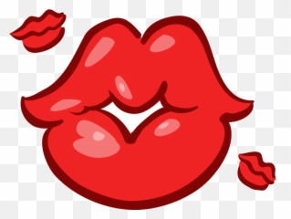 Vector Illustration Of Mouth Lips Blowing Kisses - Blowing Lips Blowing Kiss Emoji,Blowing A Kiss Emoji