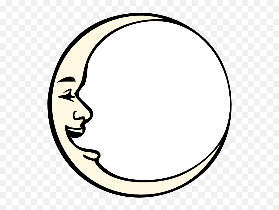Download Hd Crescent Moon Clipart Black And White Emoji,Moonmoon Emoticons