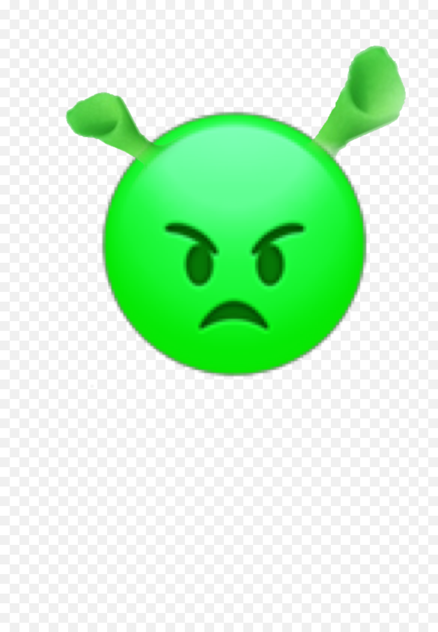 Shrek Green Emoji Shrekears Ears - Dot,Shrek Emoji