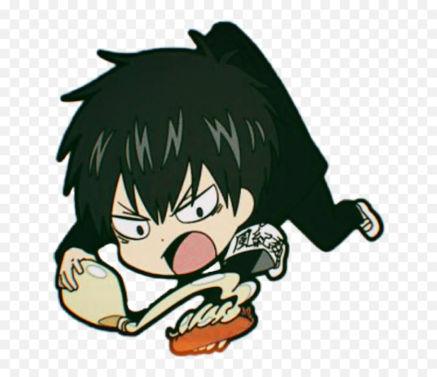 Freetoedit Gintama Hijikata Sticker By Kagura1777 Emoji,Blue Emoji Eating Cookie Png