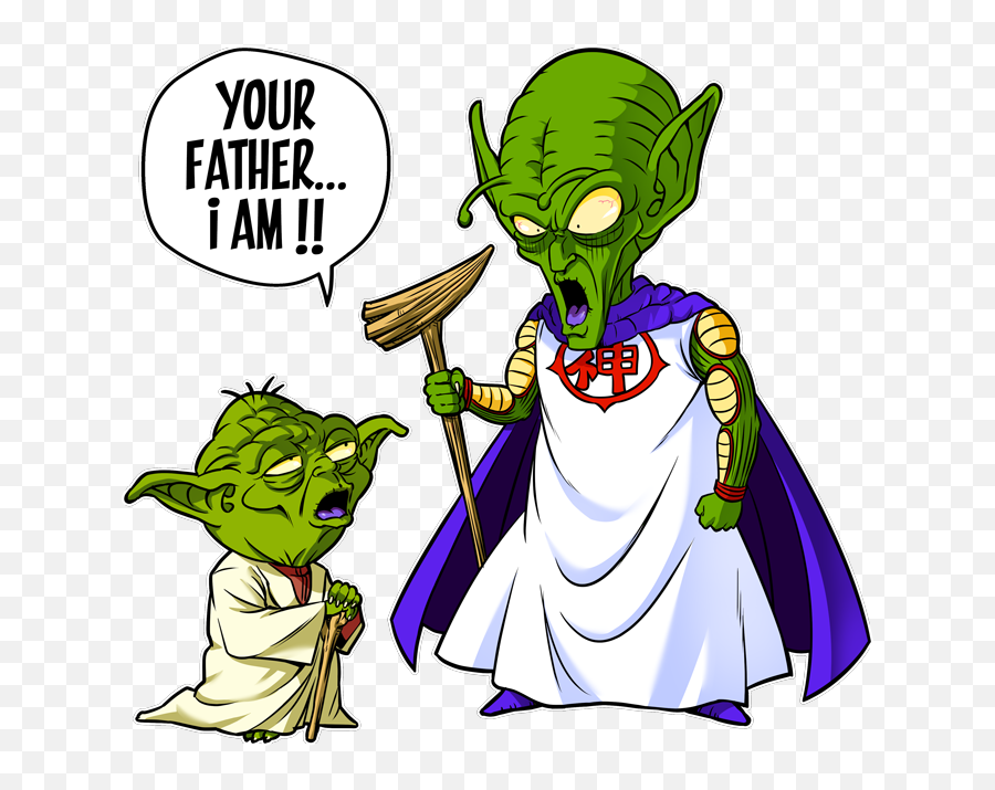 Parody Of Dragon Ball Z - Dbz Yoda And God Emoji,Dragon Ball Namekian Facebook Emoji