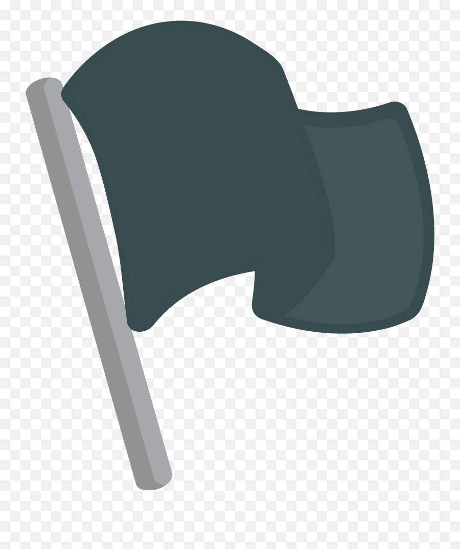 Black Flag Emoji Clipart - Solid,Black Flag Emoji