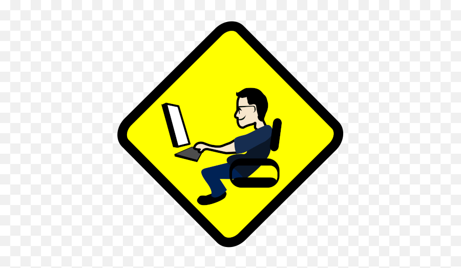Free Png Image Computer User Warning - Smart Device Emoji,Danger Sign Emoji