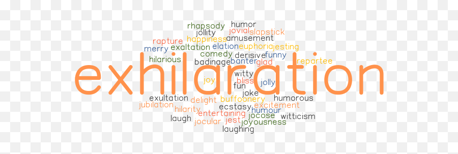 Exhilaration Synonyms And Related Words What Is Another - Vertical Emoji,Humor Emotion