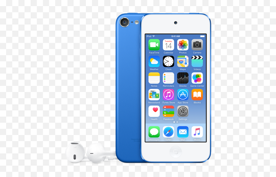Apple Ipod Touch 128gb Blue - Blue Ipod 6th Generation Emoji,Emoji Ipod Touch Cases