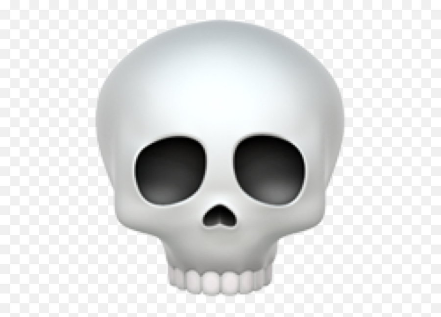Skull Emoji Png Png Image With No - Skull Emoji Transparent,Skull Emoji