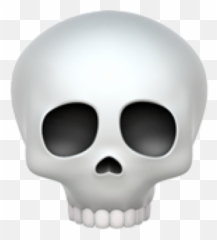 Skull Emoji Png Png Image With No - Skull Emoji Transparent,Skull Emoji