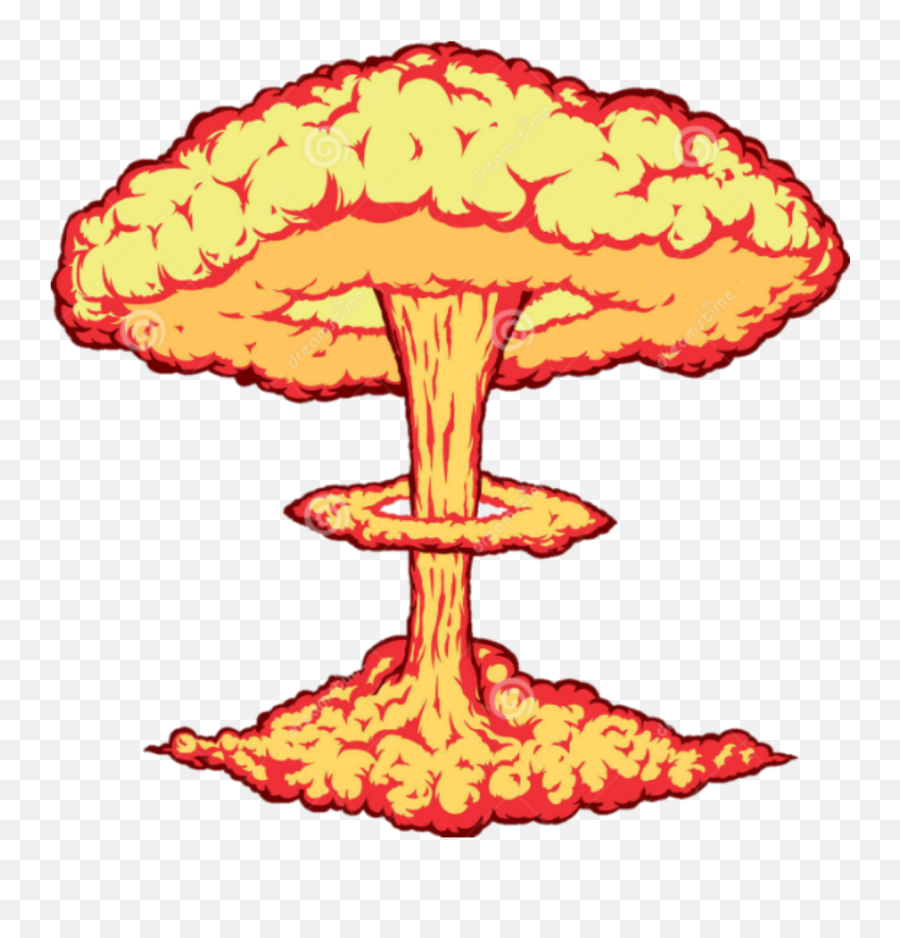 Popular And Trending Mushroom Cloud Stickers Picsart - Nuclear Explosion Clipart Emoji,Emoji Mushroom Cloud