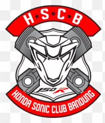 Honda Sonic Club Bandung Sticker - Automotive Decal Emoji,Honda Symbol Emoji