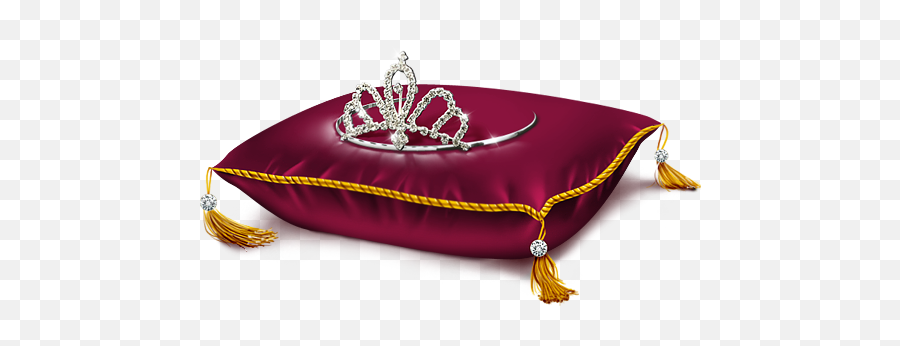 Crown On A Pillow - Clip Art Library Crown With Pillow Png Emoji,Rocket Emoji Pillow