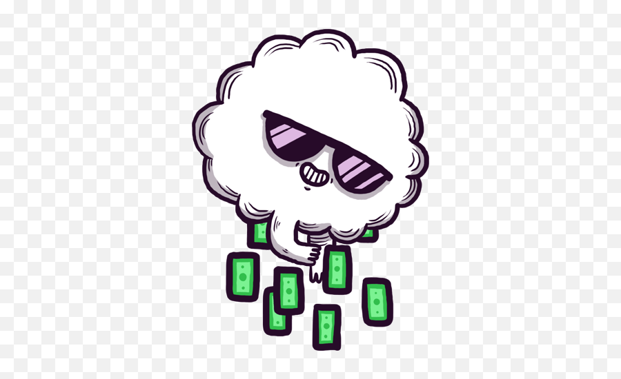 Top Cold Rain Stickers For Android - Donation Gif Emoji,Emoji Make It Rain