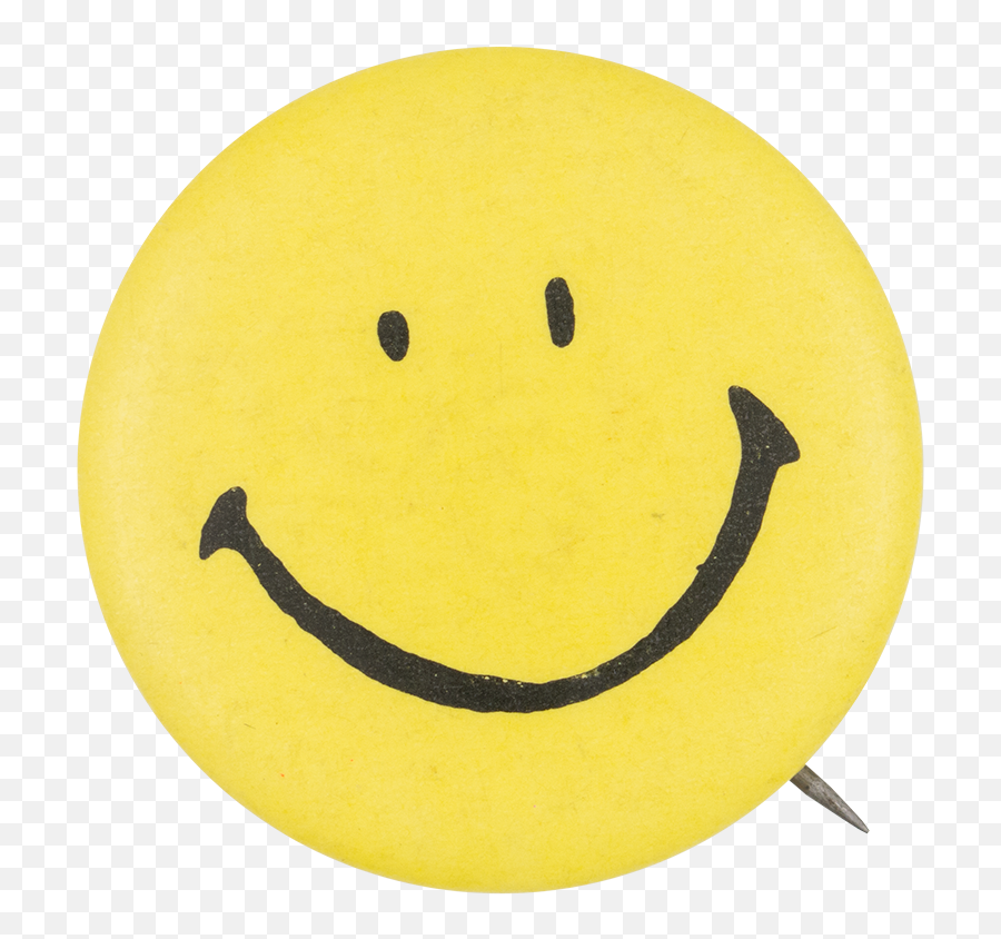 Yellow Smiley 4 Busy Beaver Button Museum - Wide Grin Emoji,Emoticon 4
