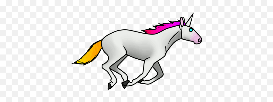 Kj68079 - Unicorn Running Rainbow Gif Emoji,Kendall Vertes Emoji