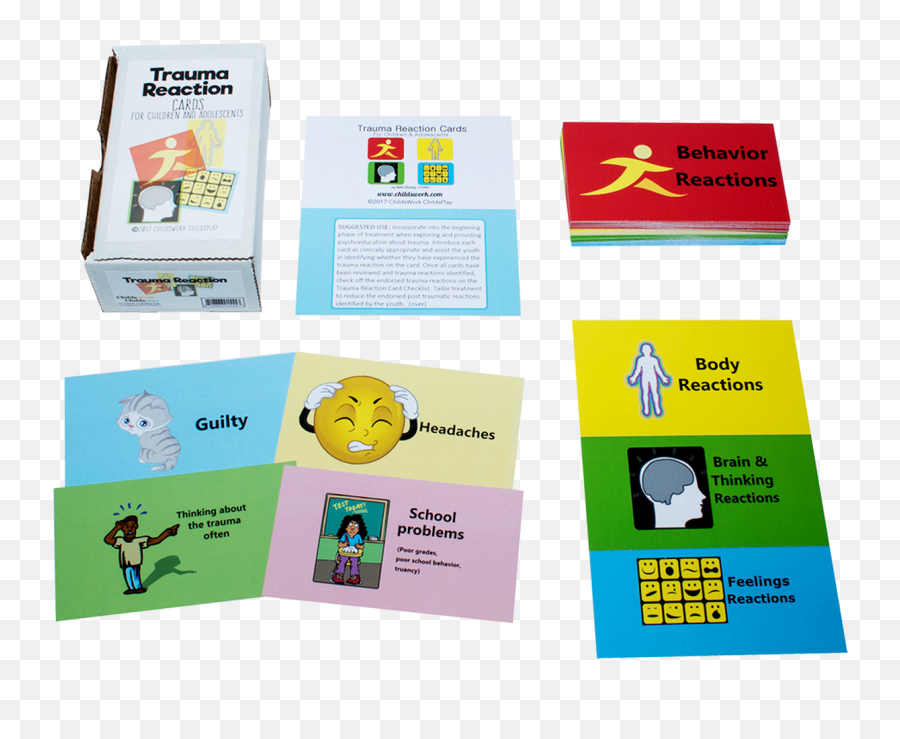 Trauma Reaction Cards - Trauma Reaction Cards Emoji,Emotions On Off