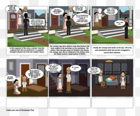 Delivery Scene Storyboard - Sharing Emoji,Strange Emotions Towards Stranger