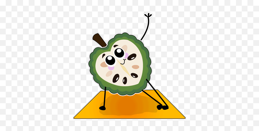 Land Of Fruits By Luis Maldonado - Fresh Emoji,Papaya Emoji