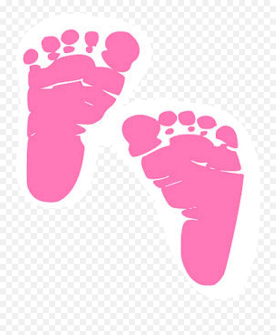 Sticker Baby On Board Cute Clipart - Clipart Pink Baby Footprints Emoji,Baby Girl Emoji Transparent Background