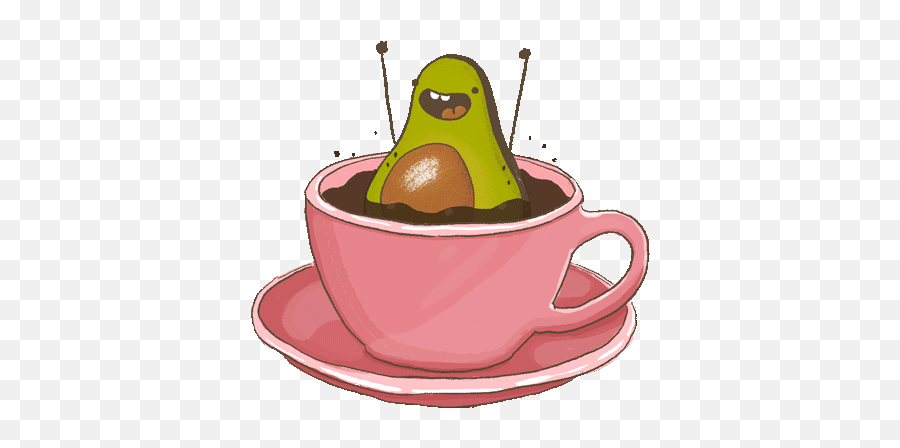 Avocado Stickers By Lisa Vertudaches - Lisa Vertudaches Gif Avocado Emoji,Ww2 Emoticon Gif