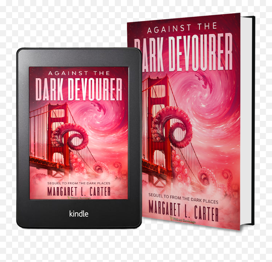 Against The Dark Devourer By Margaret L Carter - Book Cover Emoji,Emotions Of The Word Dark