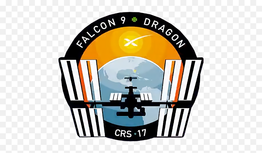 Falcon 9 Launch Story - Spacex Mission Patch Crs 17 Emoji,Emotions Falcon