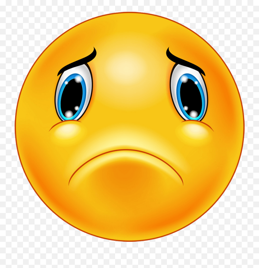 Sad Face Clipart Emoji,Sad Powerpoint Emoticons