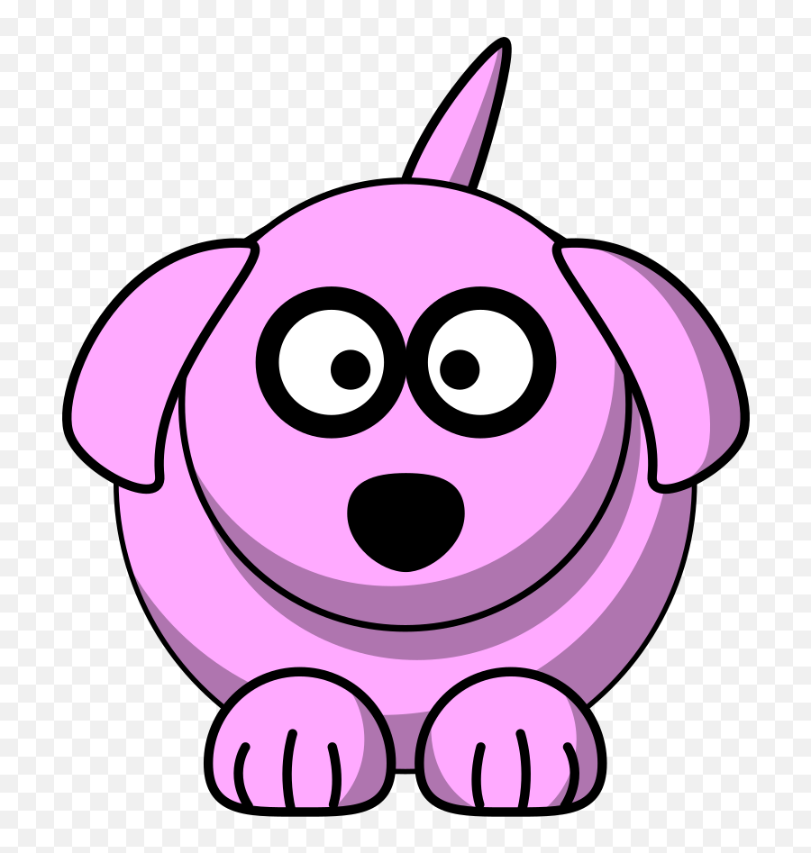 Cartoon Dog Face Clipart - Clipart Suggest Pink Dog Clipart Emoji,Cartoon Dog Peeking Behind Wall Emoticon