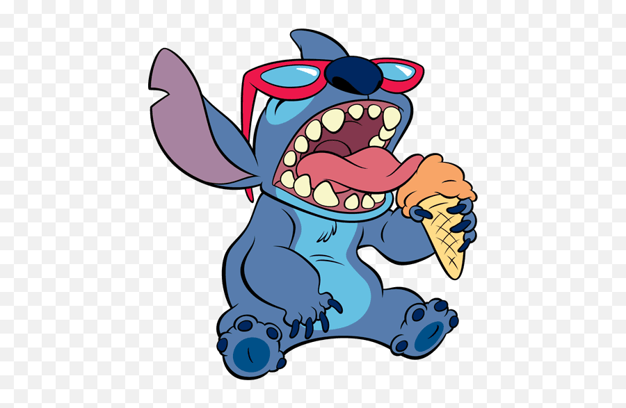 Vk Sticker 21 From Collection Stitch Download For Free - Disney Dining Card Emoji,Disney Emojis Stitch