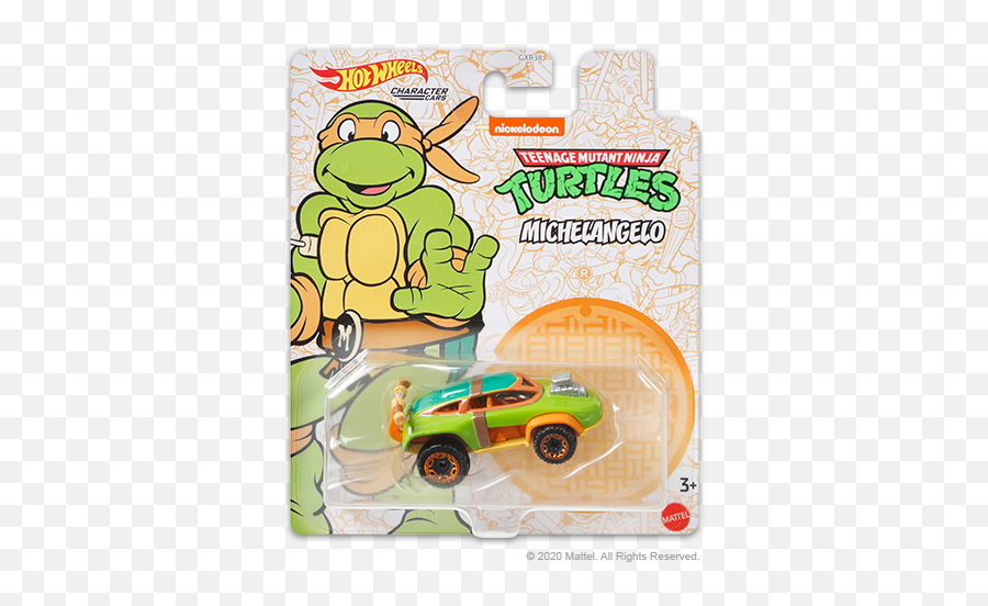 2021 Hw Animation Character Cars Mix 1 Nickelodeon - Teenage Mutant Ninja Turtles Emoji,Review Of Every Turtle Emoji