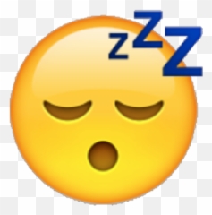 Sleeping Emoji - Snooze Emoji,Computer Processing Emoji